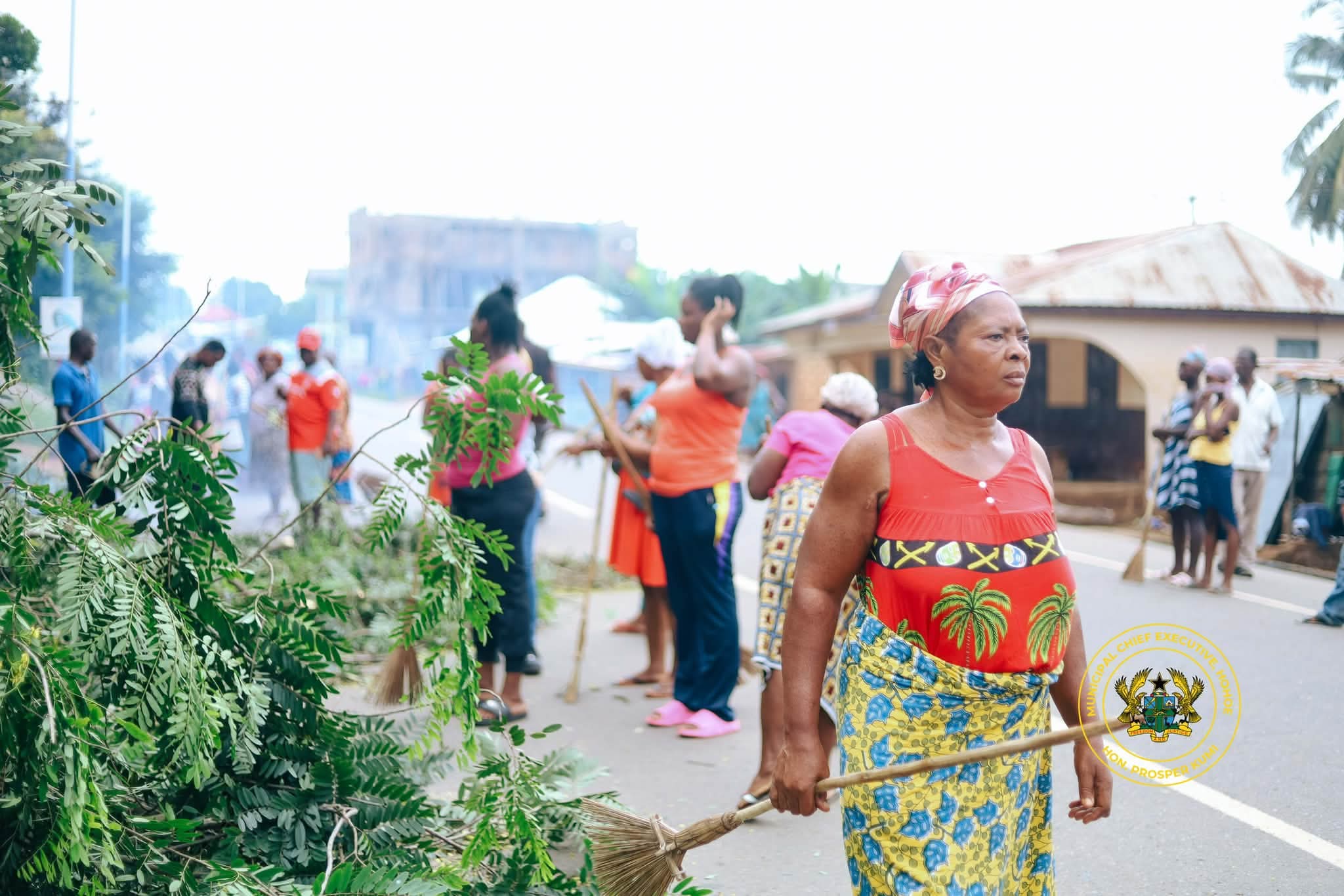 Hohoe MCE Joins Constituents to Observe National Sanitation Day Exercise