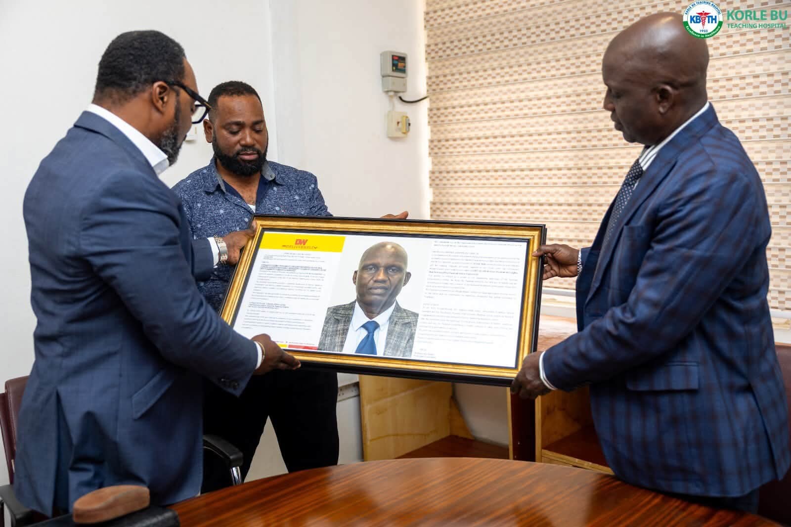 Deliver Well Plus Limited Honours CEO of Korle Bu Teaching Hospital in Examplary Leadership