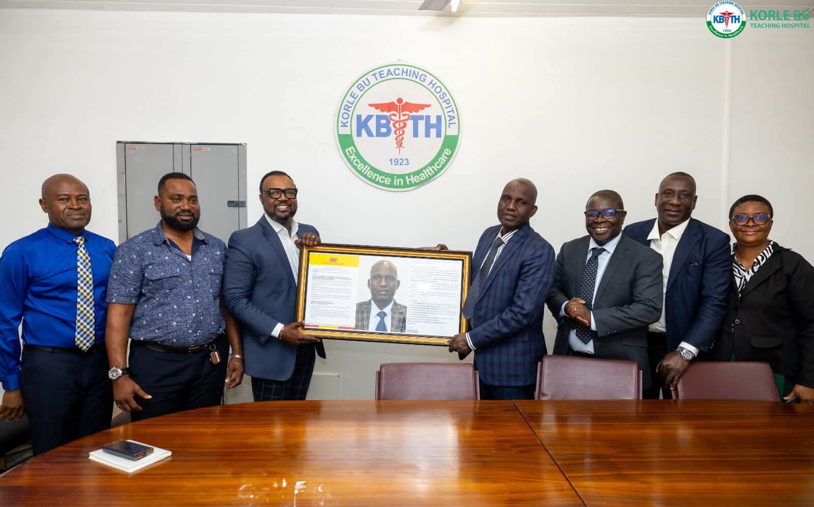Deliver Well Plus Limited Honours CEO of Korle Bu Teaching Hospital in Examplary Leadership