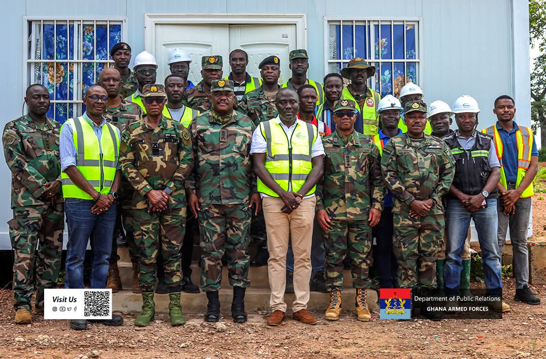 CDS Lt Gen William Agyapong Inspects Progress at Dambai Military Base Project