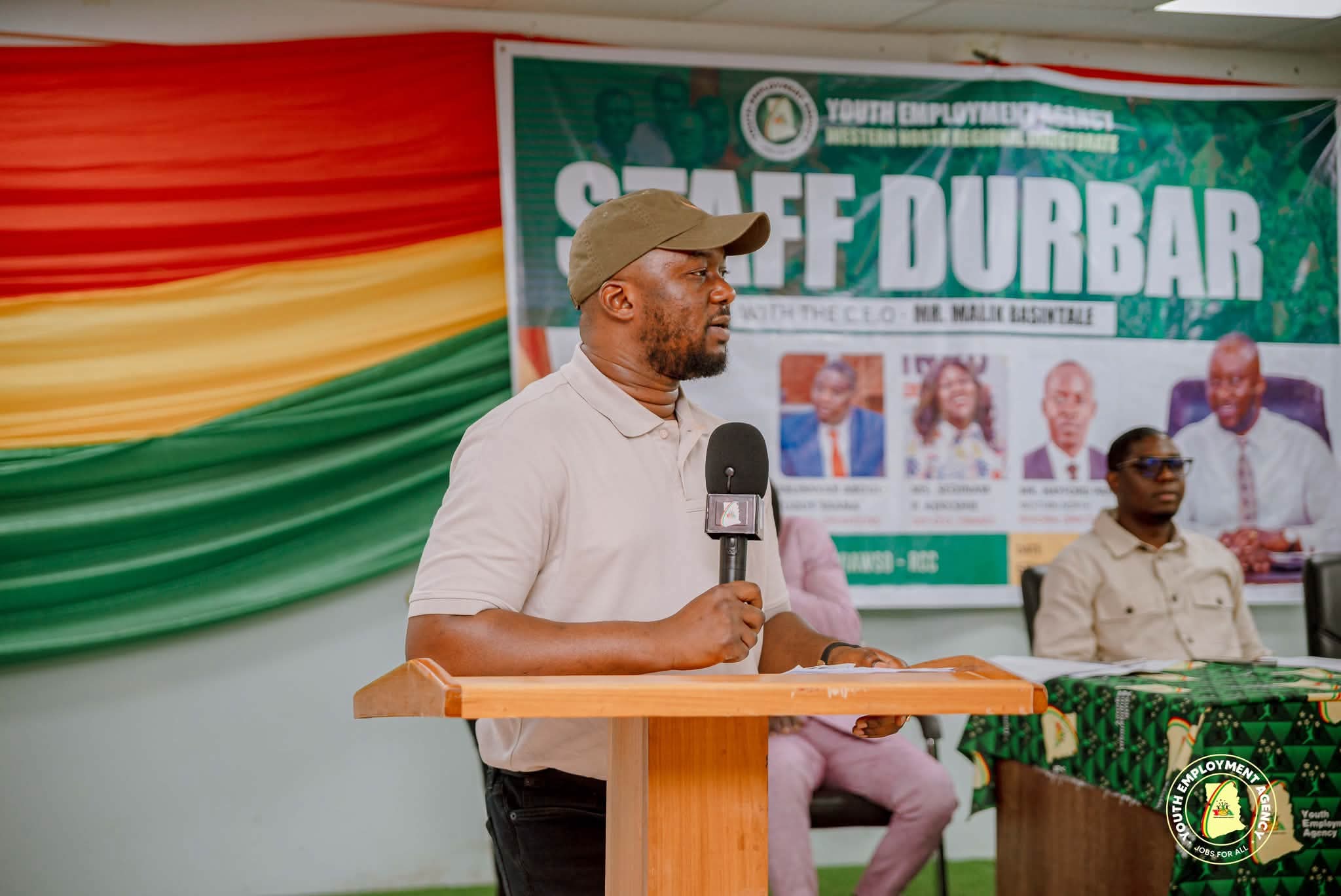 YEA Executive Team Meets Western North Regional Staff in Sefwi-Wiawso
