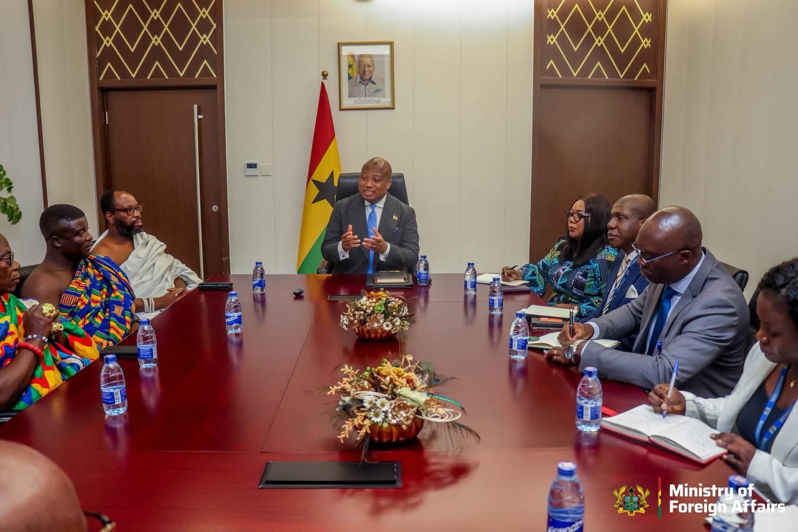 Volta Regional House of Chiefs Honors Foreign Affairs Minister