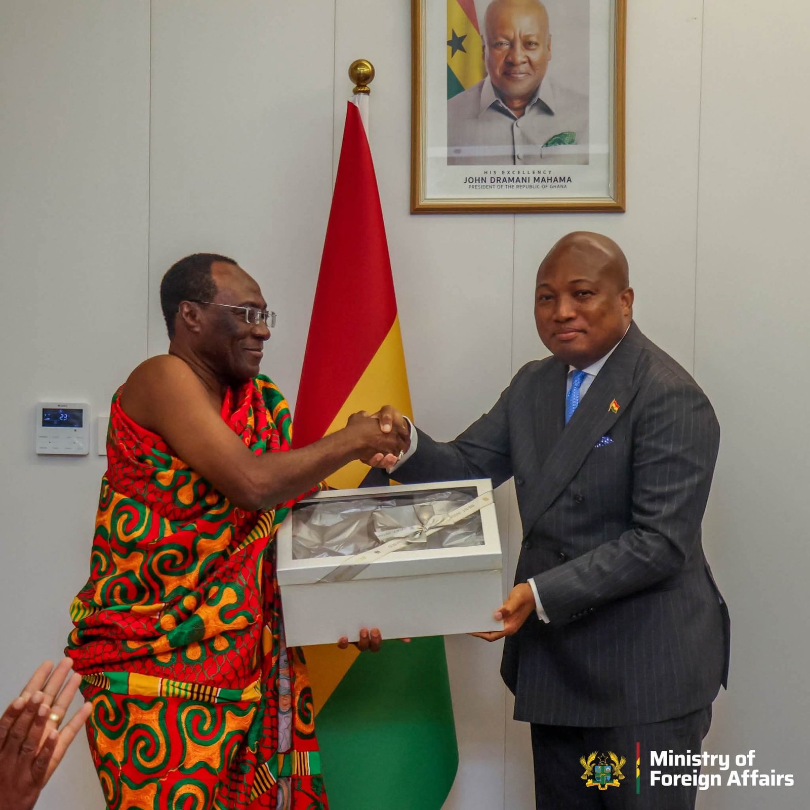Volta Regional House of Chiefs Honors Foreign Affairs Minister