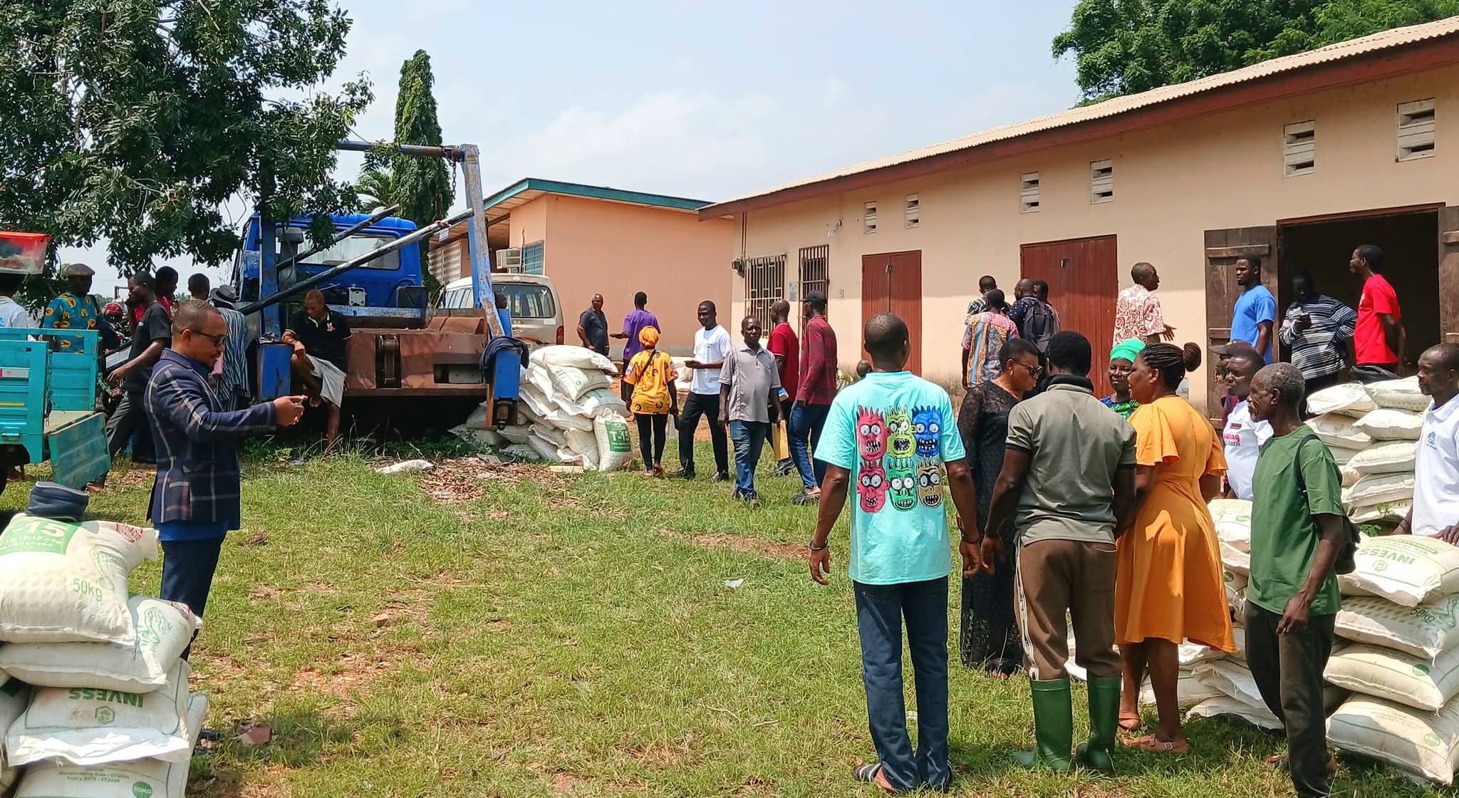 South Tongu Empowers Local Farmers With Subsidised Fertilizer Distribution