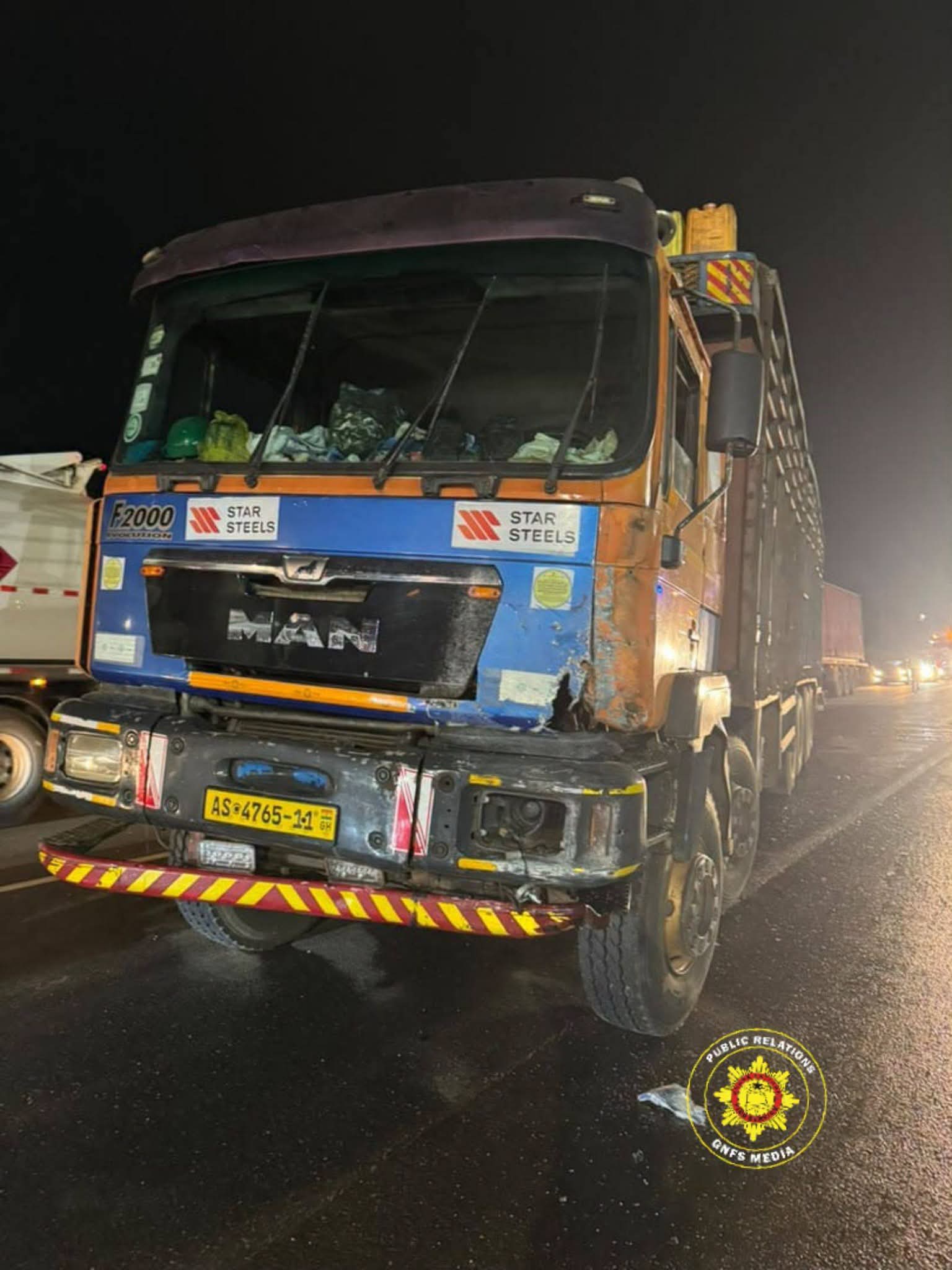 Over 14 Persons Injured, 1 Dead in a Road Crash on Accra-Kumasi Highway Near Bunso