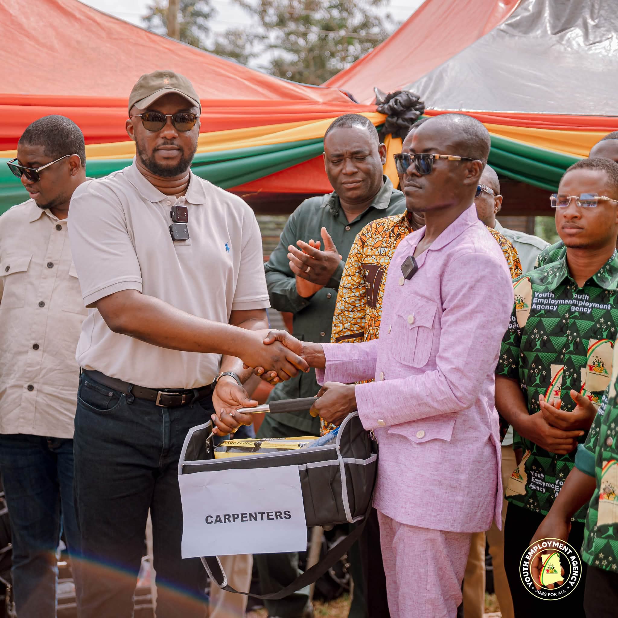 YEA Boss Empowers Youths With Skills Training Tools in Western North Region