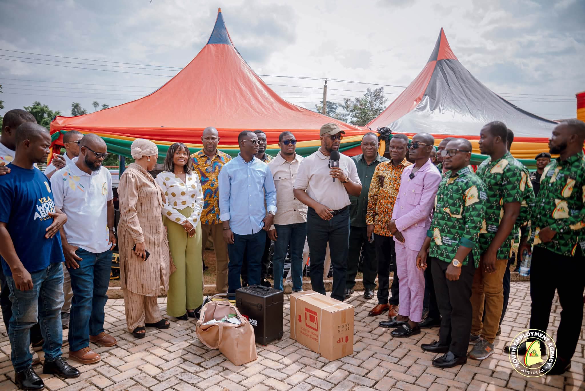 YEA Boss Empowers Youths With Skills Training Tools in Western North Region