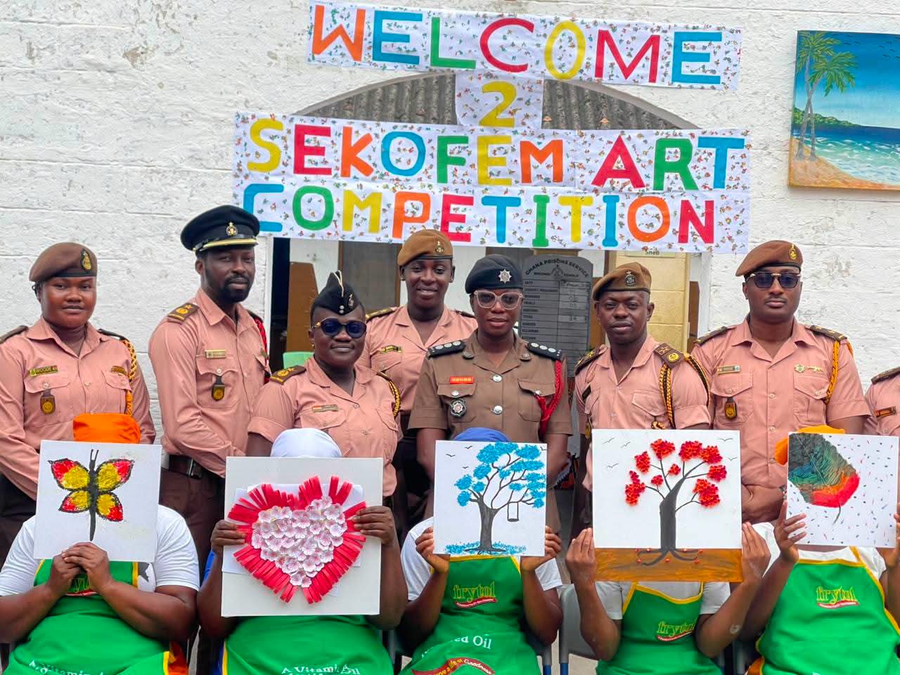 Sekondi Female Prisoners Participate in "Talent Behind These Walls" Art Contest