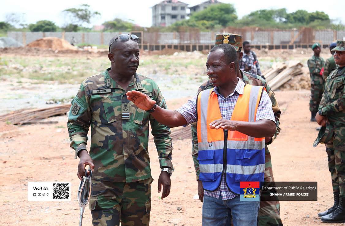 National Defence University Leadership Tours Teshie Construction Site