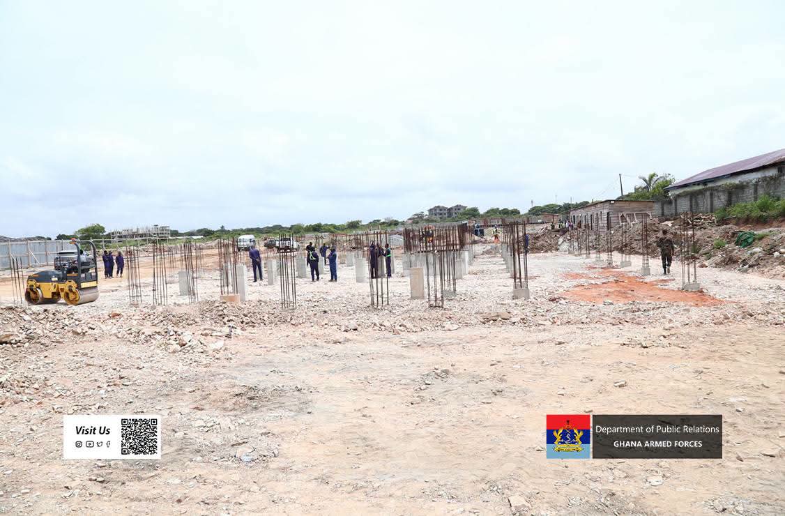 National Defence University Leadership Tours Teshie Construction Site