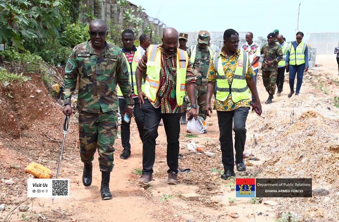 National Defence University Leadership Tours Teshie Construction Site