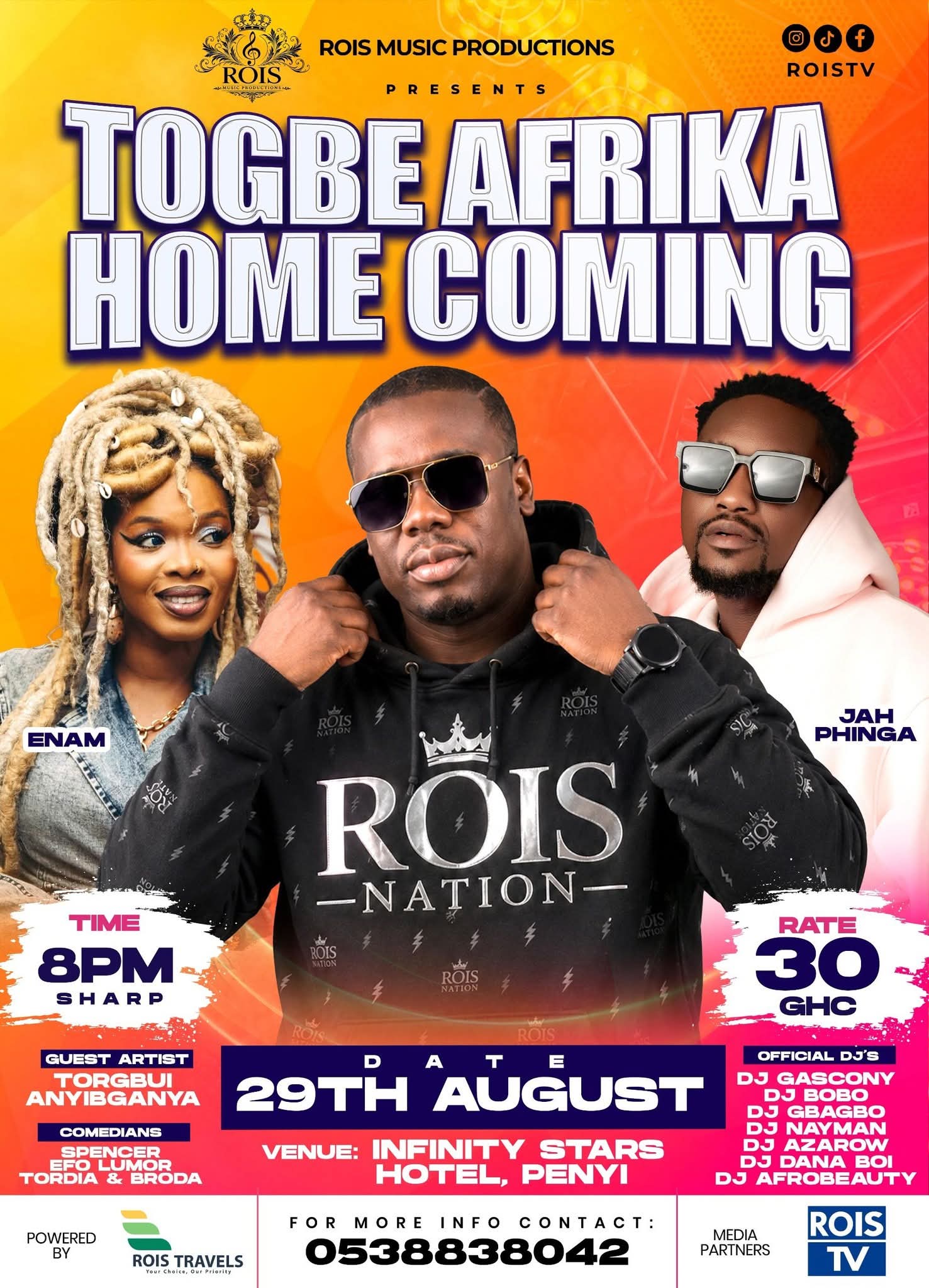 Veteran Hiplife Star Togbe Afrika Set for Grand Return with "Homecoming Concert" After 20-Year Mute