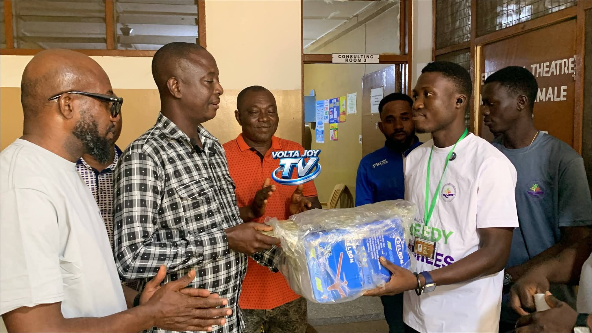 Youth PM Hon. Evans Edudzi Donates New Fans to Akatsi South Municipal Hospital