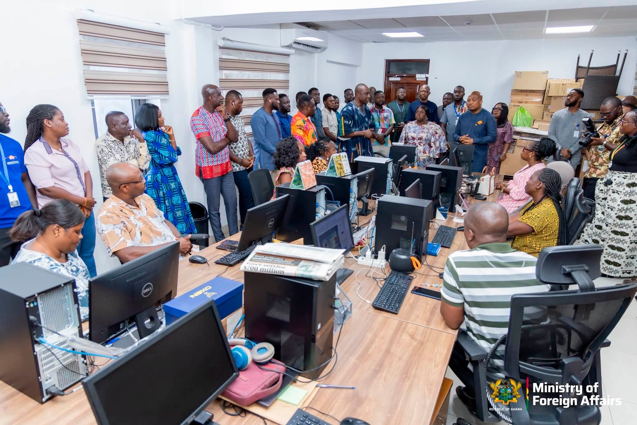 North Tongu MP Commends Passport Head Office Following Outstanding GSS Survey Rating