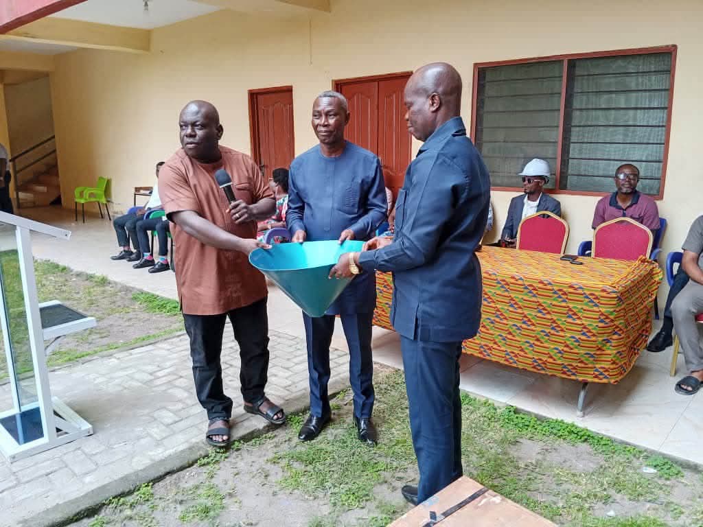 Hon. Charles Agbeve Supports two Senior High Schools With Corn Mills: Pledges Other Infrastructure Support