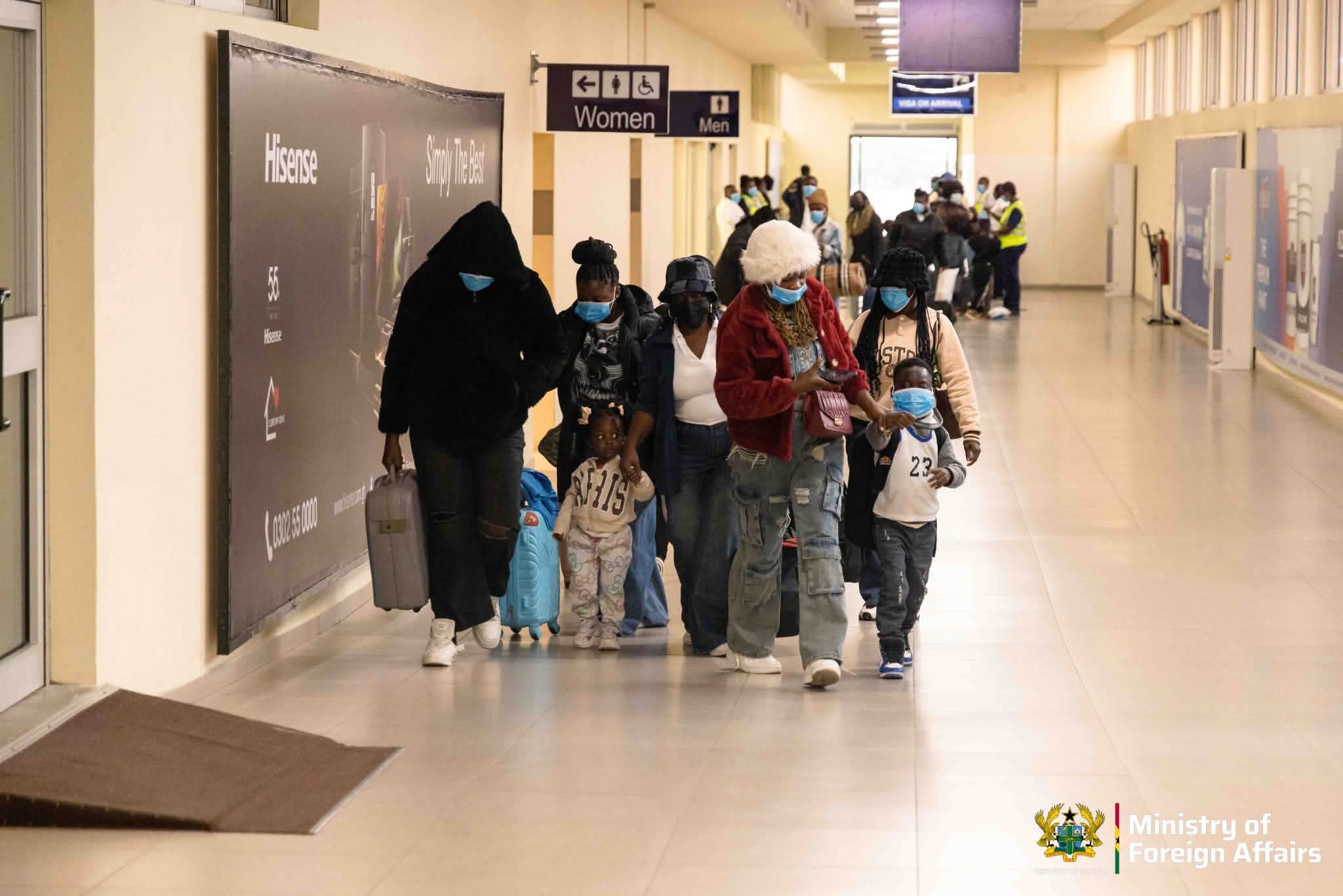 87 More Ghanaian Evacuees Arrive Home safely from South Africa