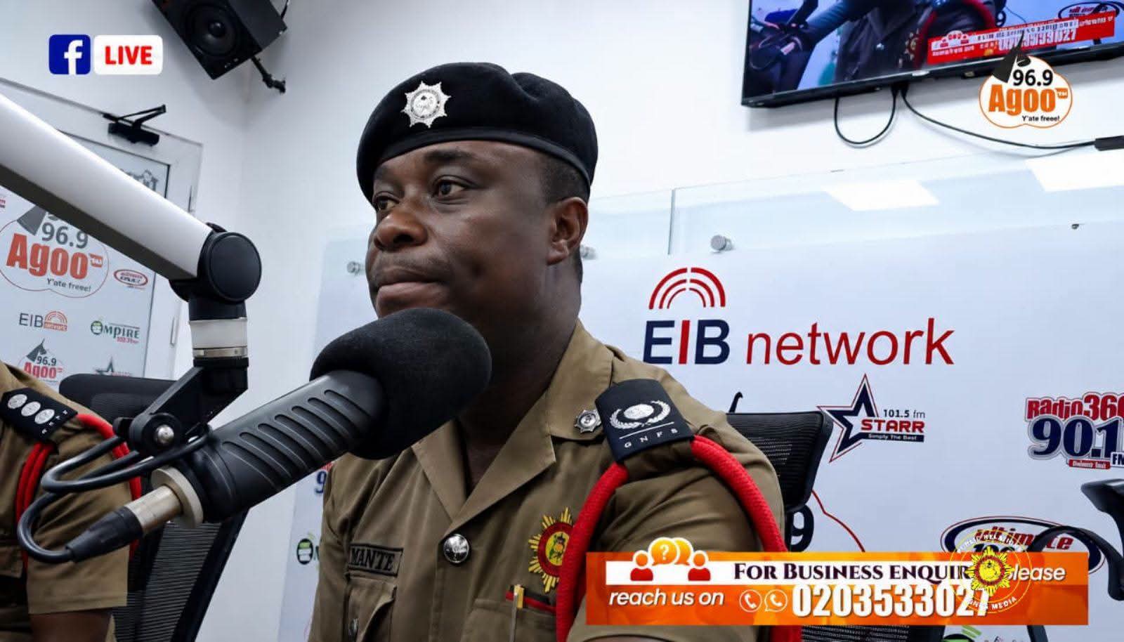 GNFS Steps Up Fire Prevention and Road Safety Outreach in Kwahu
