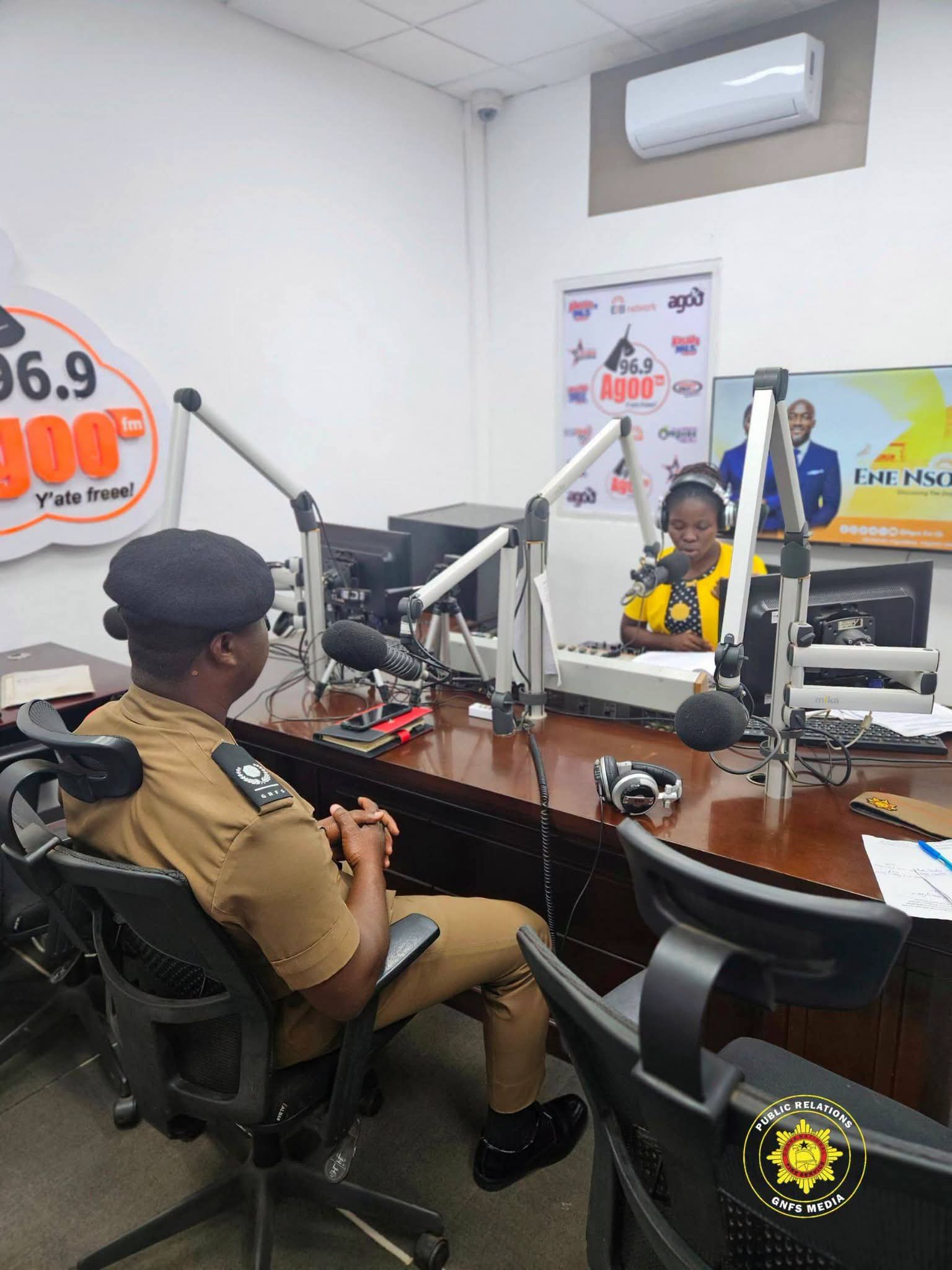 GNFS Steps Up Fire Prevention and Road Safety Outreach in Kwahu