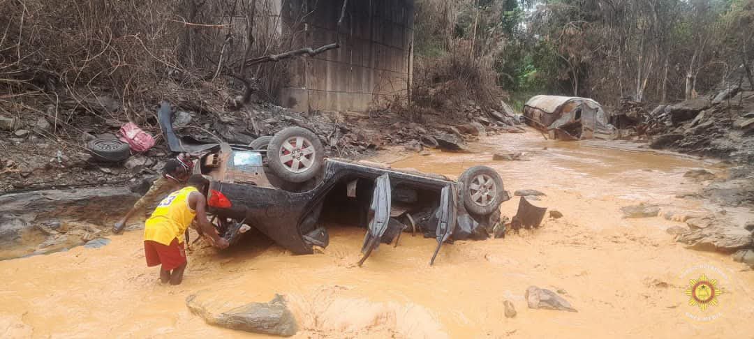 Six Hospitalized After Car Plunges Into Birim River Along Accra-Kumasi Highway