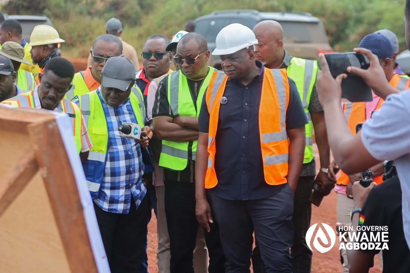 Roads Minister Inspects Key Infrastructure Projects in Bono Region