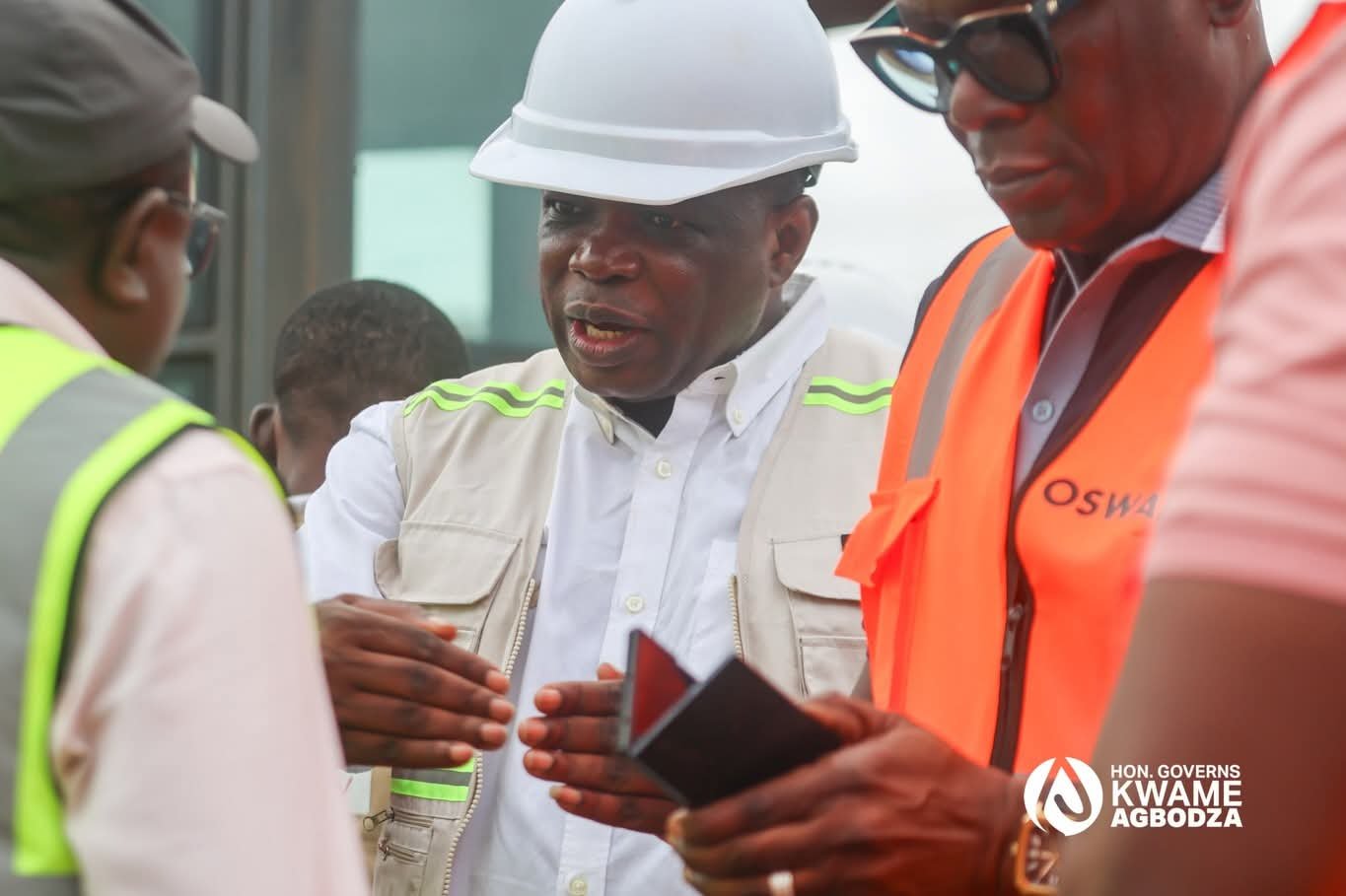 BIG PUSH : Hon. Governs Kwame Agbodza Drives Oversight of Greater Accra Road Works