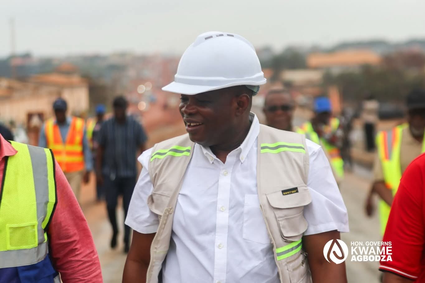 BIG PUSH : Hon. Governs Kwame Agbodza Drives Oversight of Greater Accra Road Works