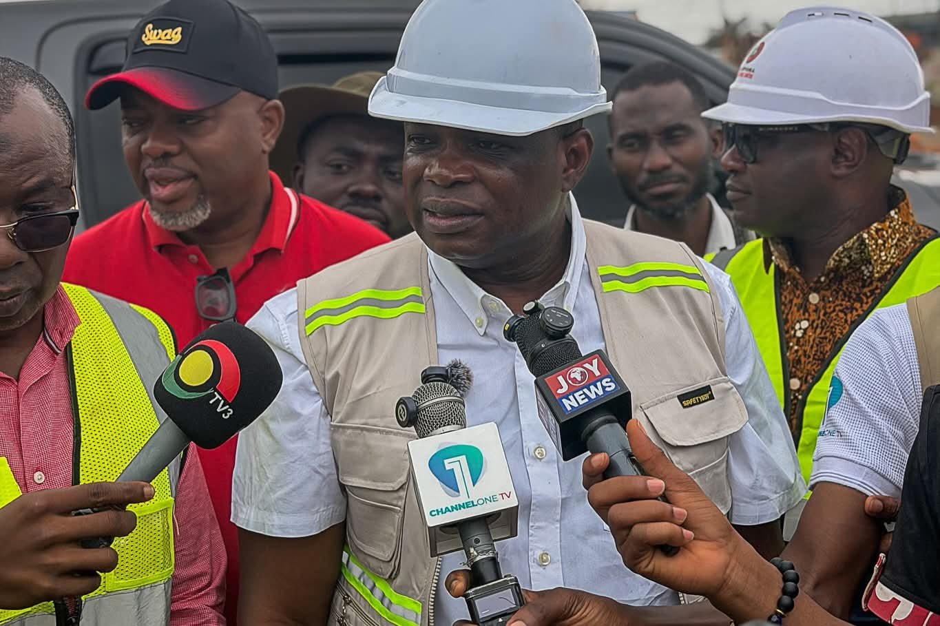 BIG PUSH : Hon. Governs Kwame Agbodza Drives Oversight of Greater Accra Road Works