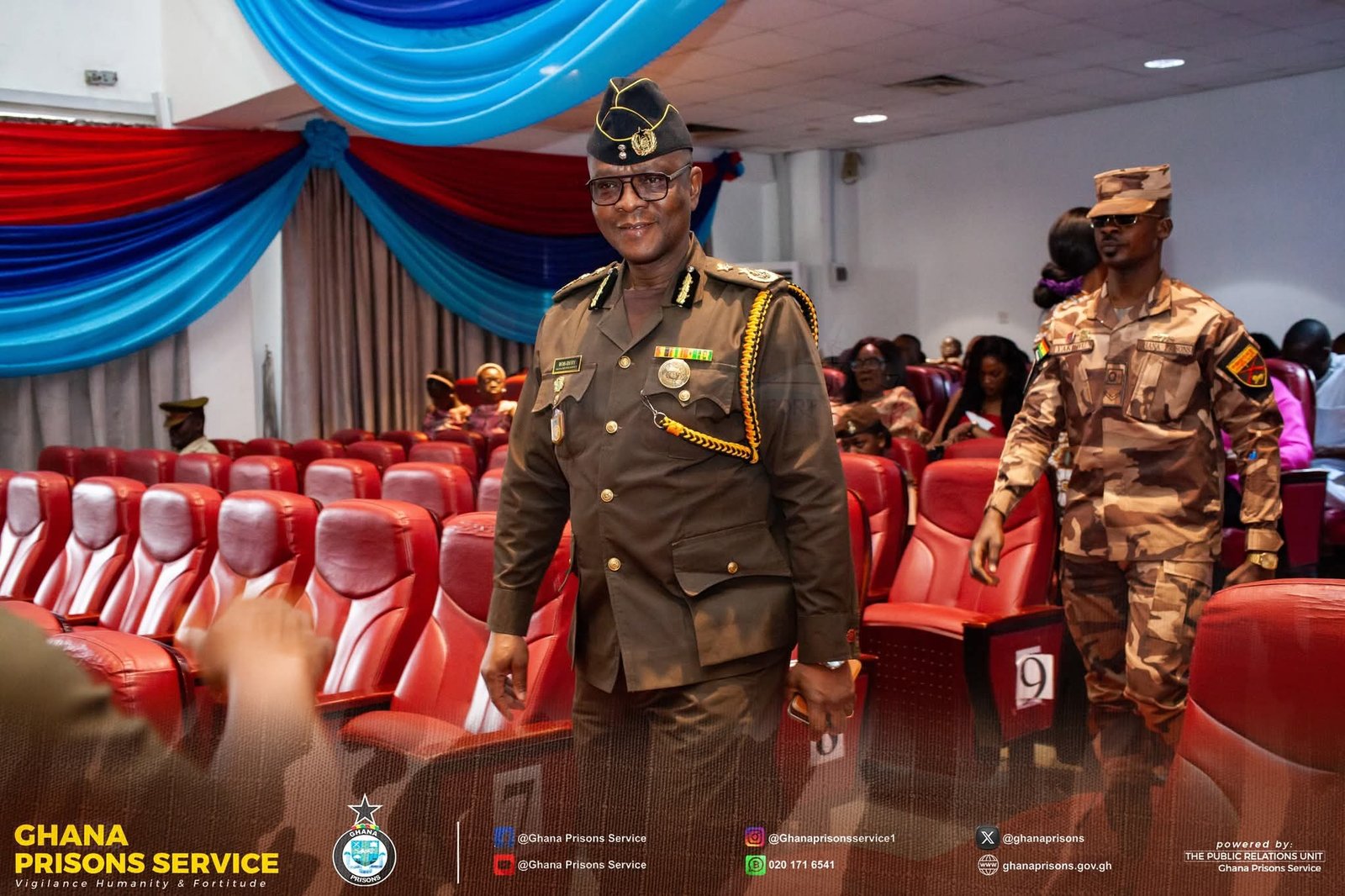 Ghana Prisons Service Represented at 50th GAFCSC Graduation Ceremony