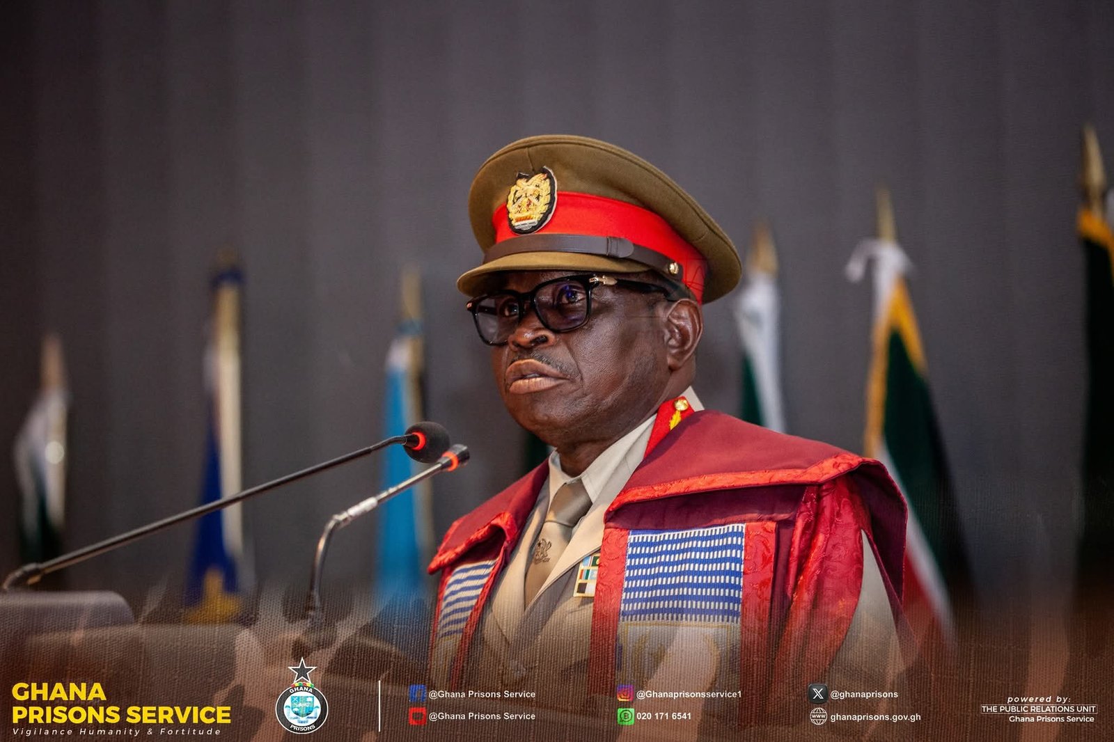 Ghana Prisons Service Represented at 50th GAFCSC Graduation Ceremony
