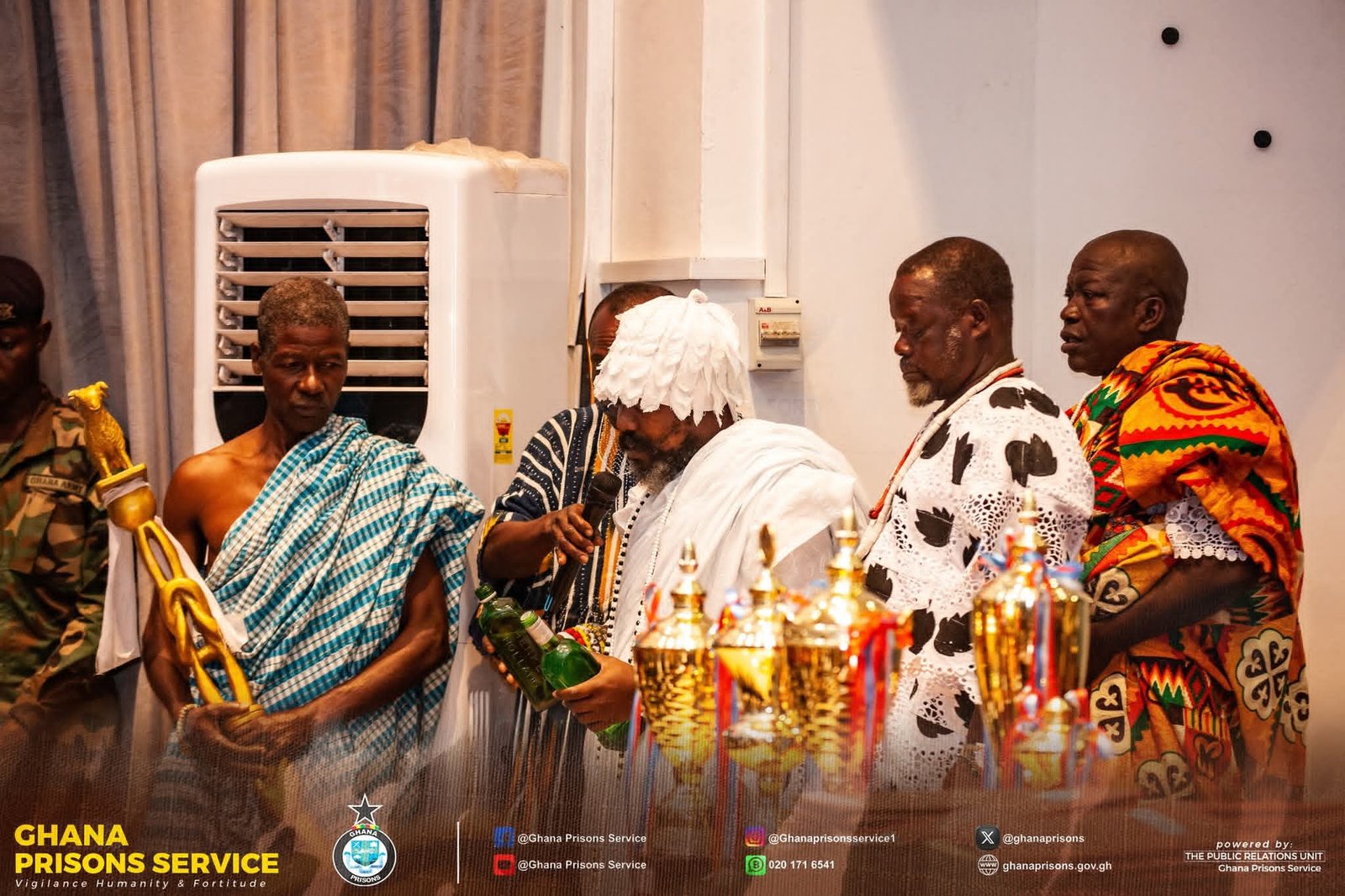 Ghana Prisons Service Represented at 50th GAFCSC Graduation Ceremony