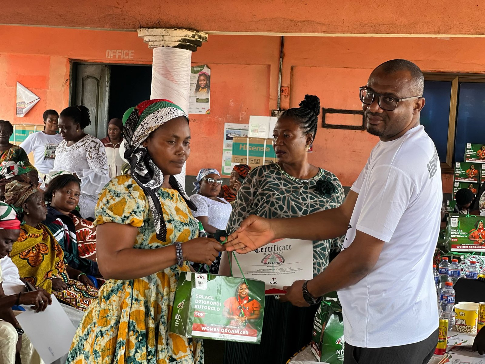 Hon. Solace Kutorglo Honors Abeliakope NDC Branch Women Organizers