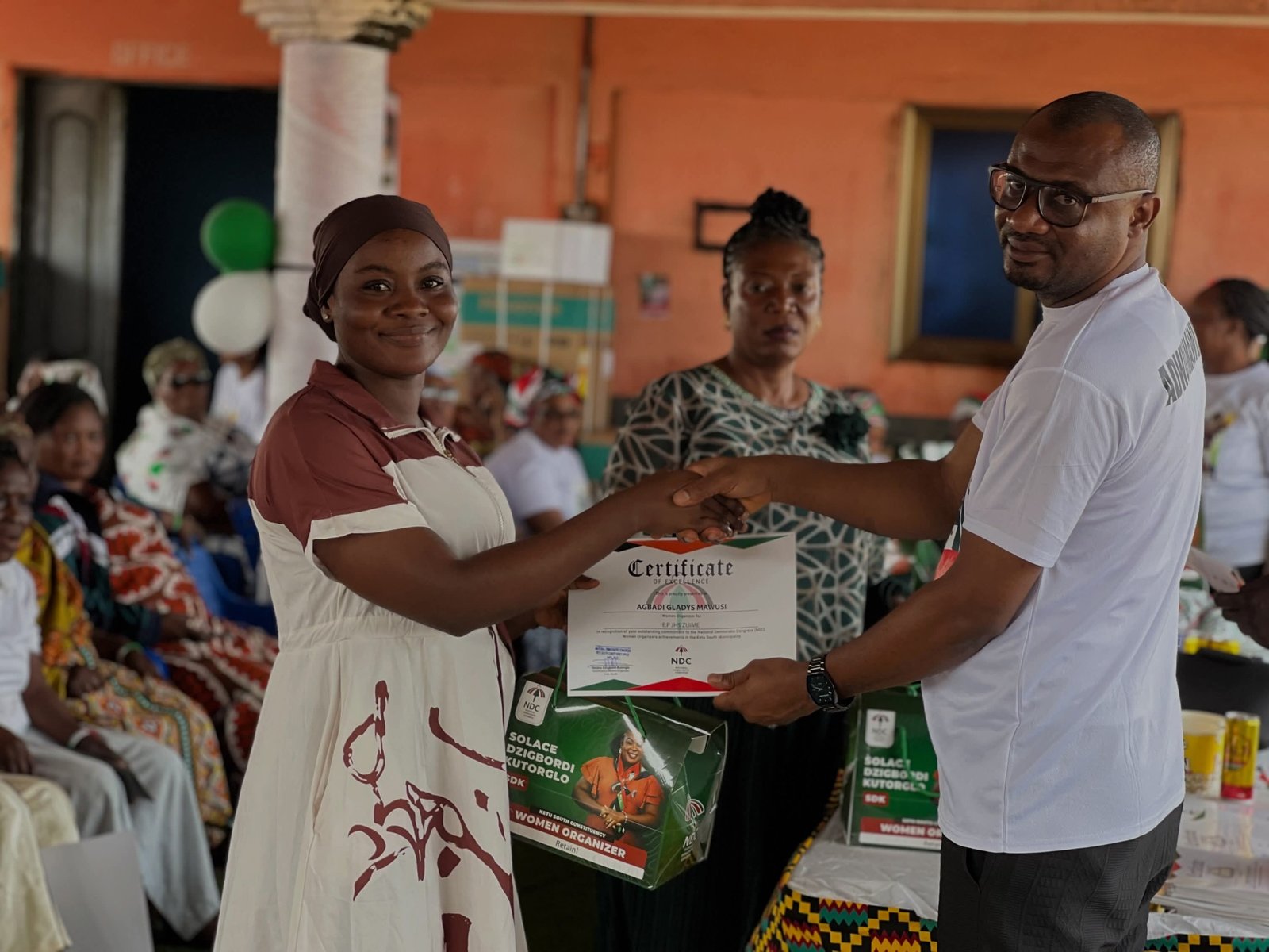 Hon. Solace Kutorglo Honors Abeliakope NDC Branch Women Organizers