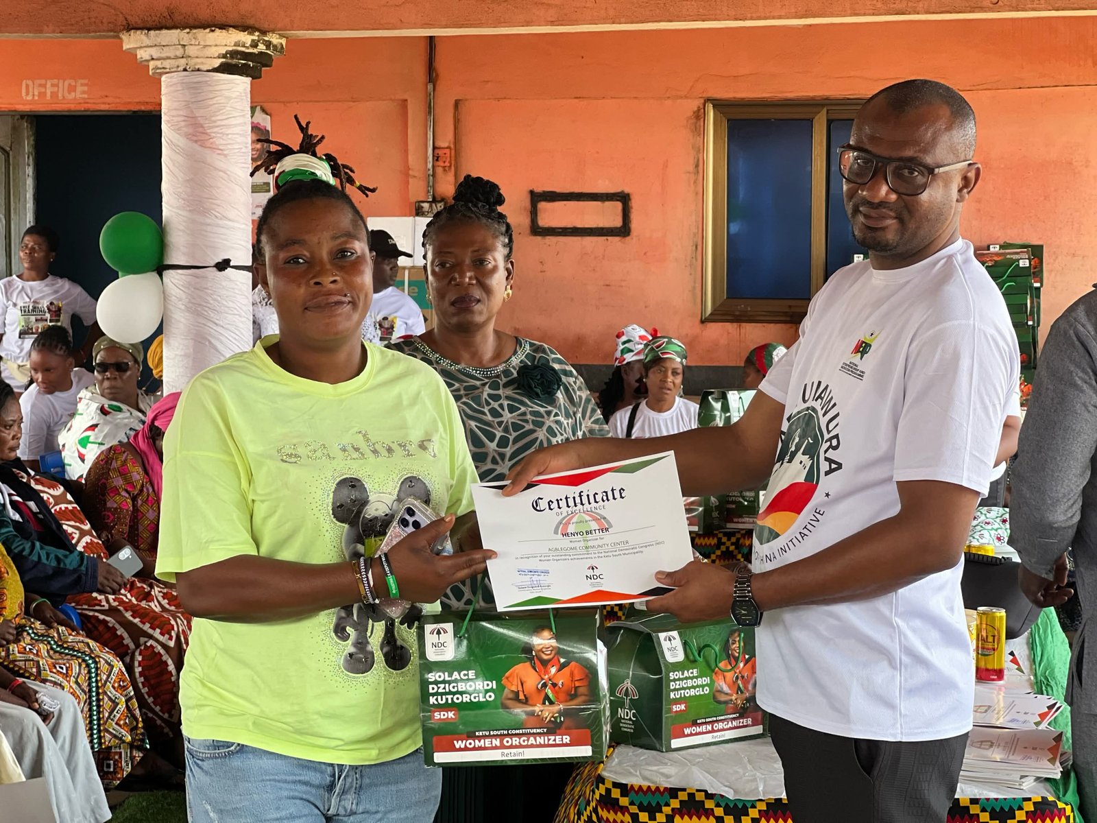 Hon. Solace Kutorglo Honors Abeliakope NDC Branch Women Organizers