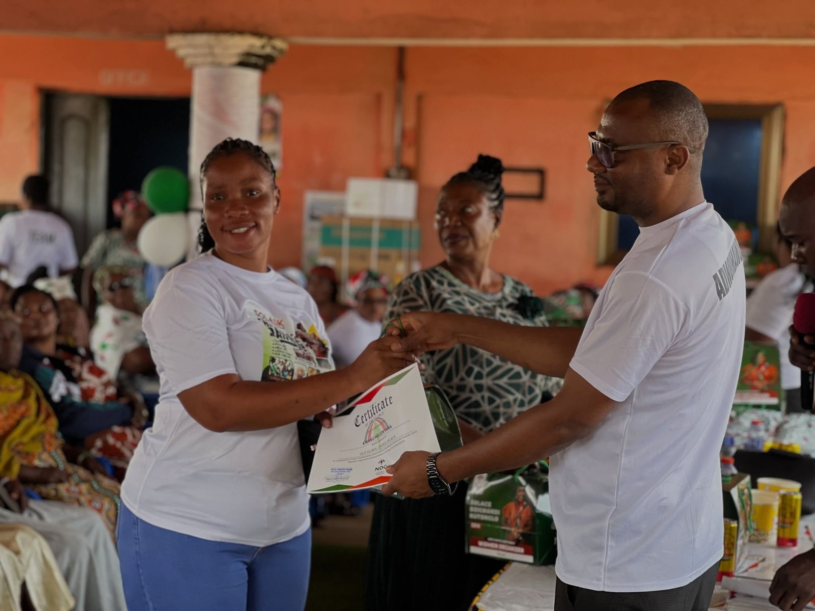 Hon. Solace Kutorglo Honors Abeliakope NDC Branch Women Organizers