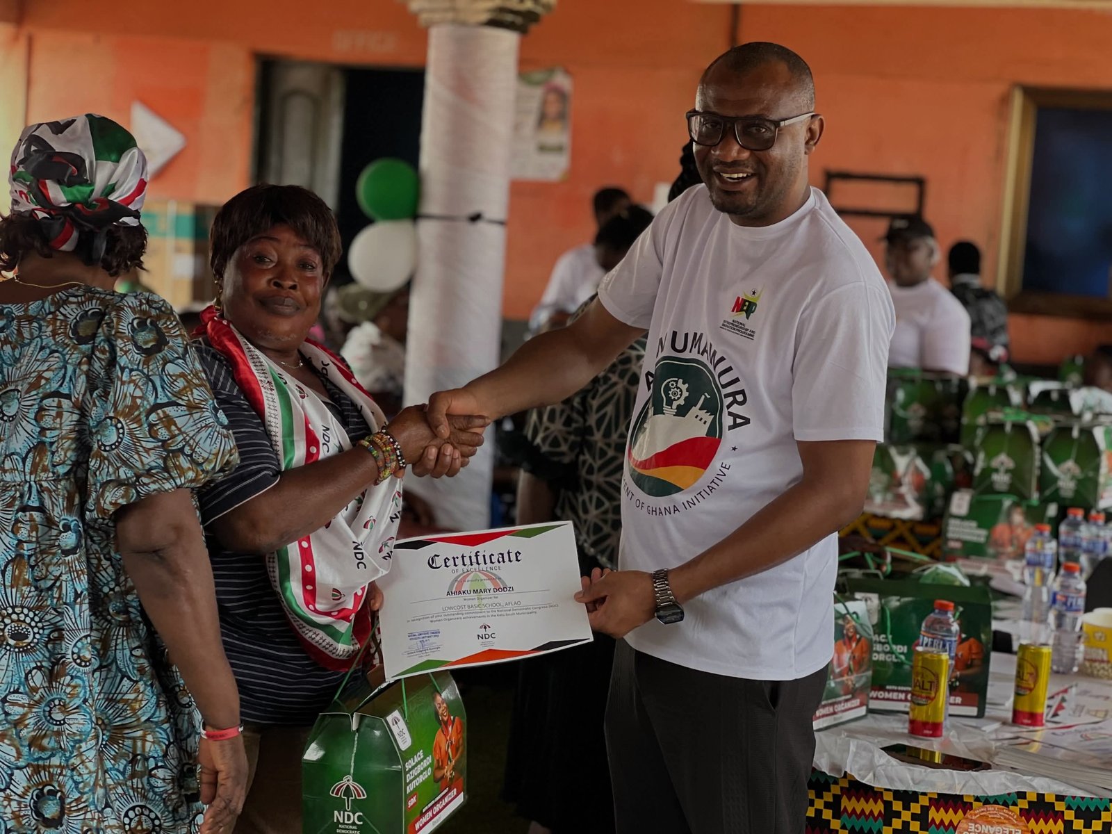Hon. Solace Kutorglo Honors Abeliakope NDC Branch Women Organizers