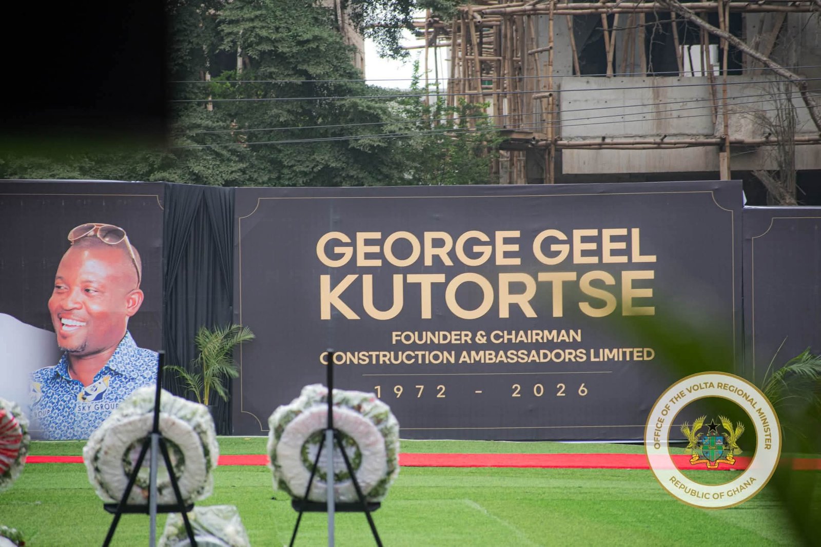 Hon. James Gunu Attends Funeral of Late Businessman George Geel Kutortse