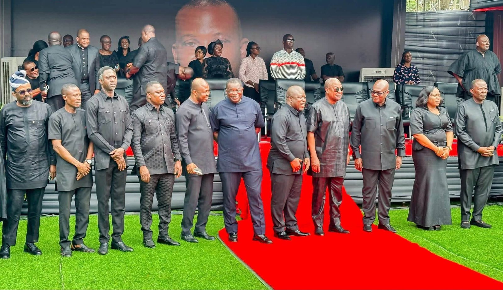 Hon. James Gunu Attends Funeral of Late Businessman George Geel Kutortse