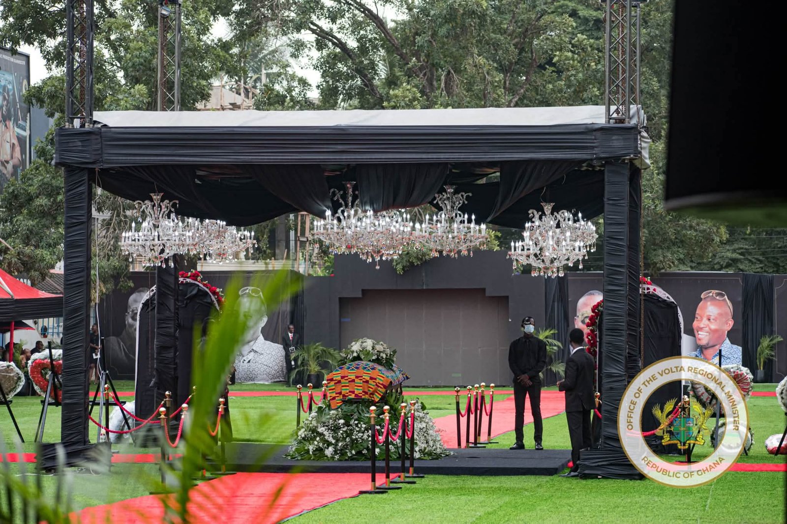 Hon. James Gunu Attends Funeral of Late Businessman George Geel Kutortse
