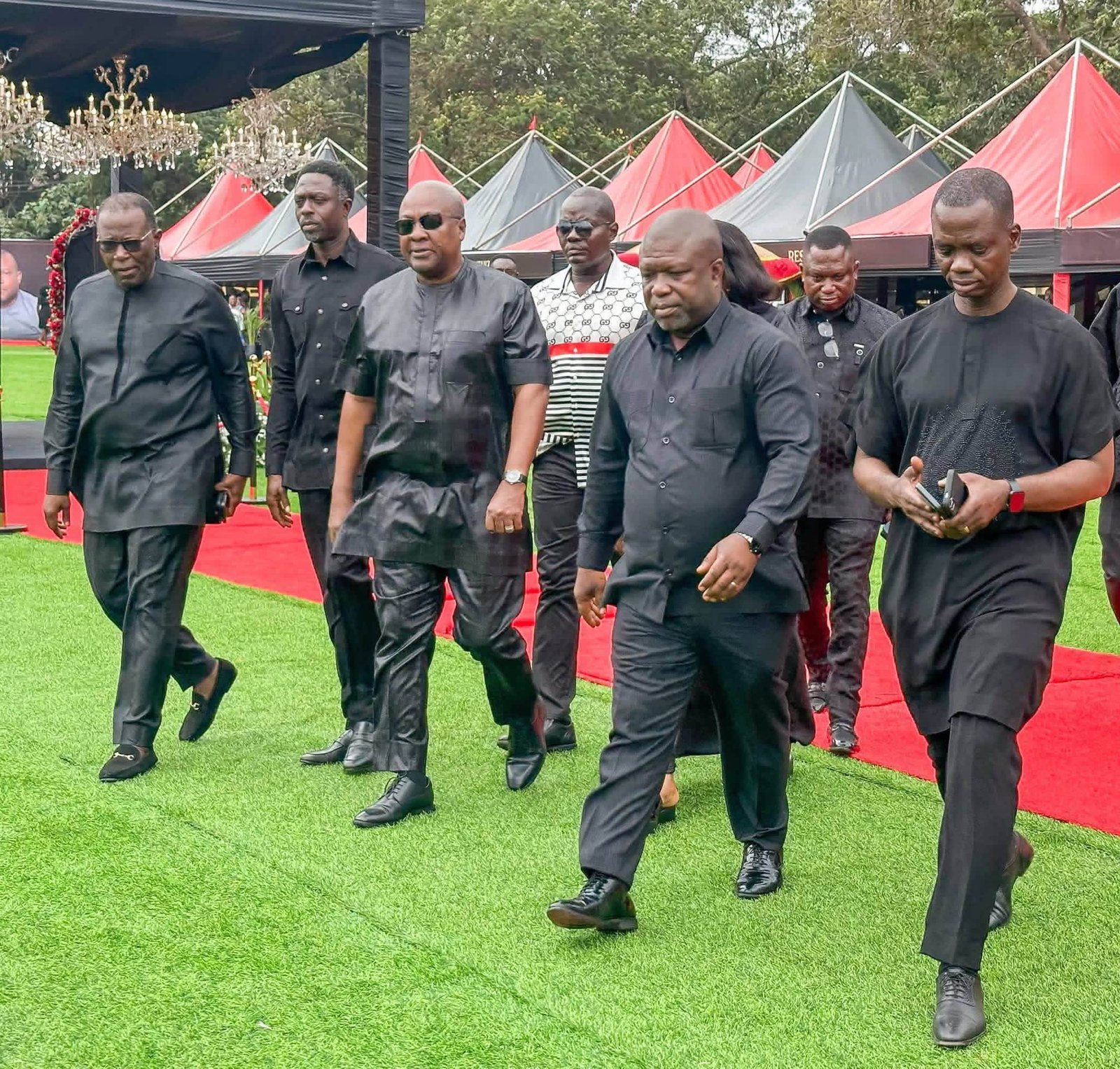 Hon. James Gunu Attends Funeral of Late Businessman George Geel Kutortse