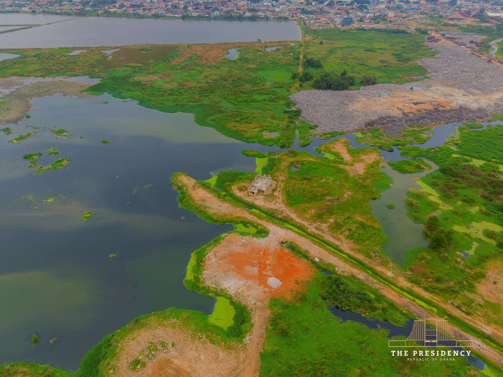 Government Begins Reclamation of Lafa Water Retention Basin to Curb Flooding in Accra