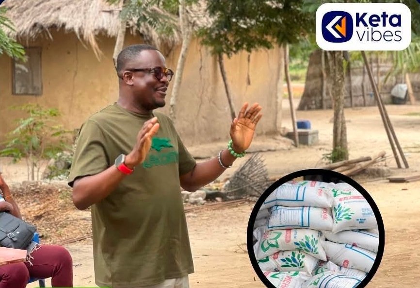 Keta NDC: Francis Senanu Dekutse Donates Additional 500 Fertilizer Bags to Grassroots Executives