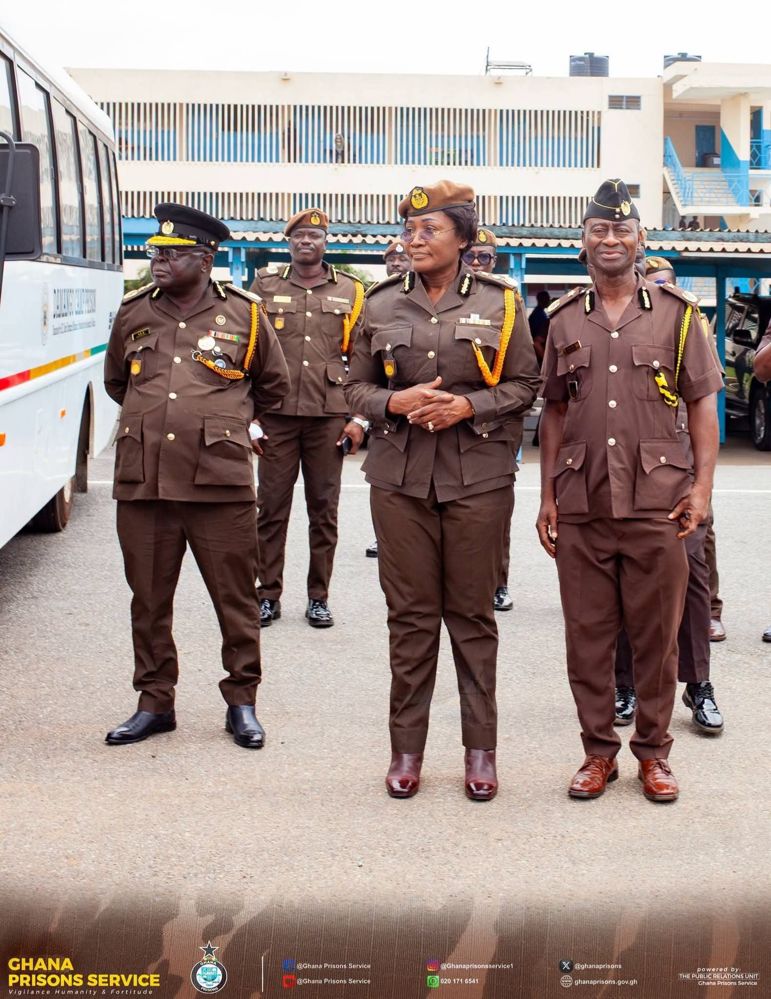 President Mahama Donates 33-Seater Bus to Ghana Prisons Service to Boost Operations