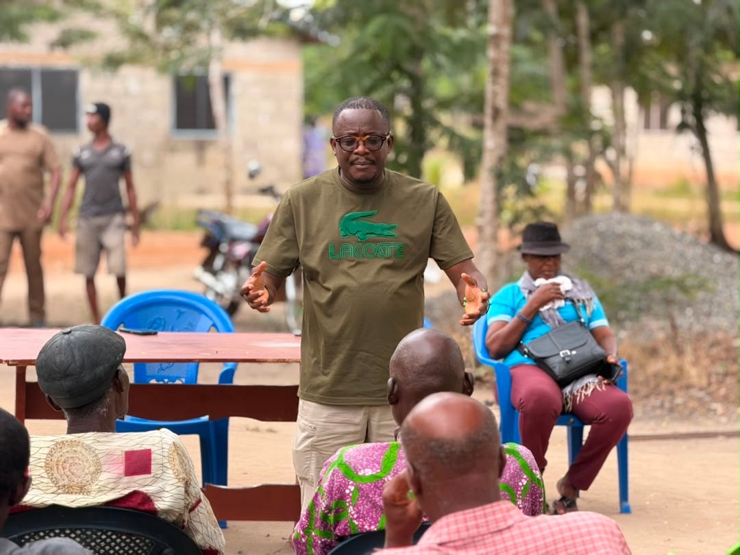 Keta NDC Chairman Aspirant Francis Senanu Dekutse Engages Branch Executives on Familiarisation Tour