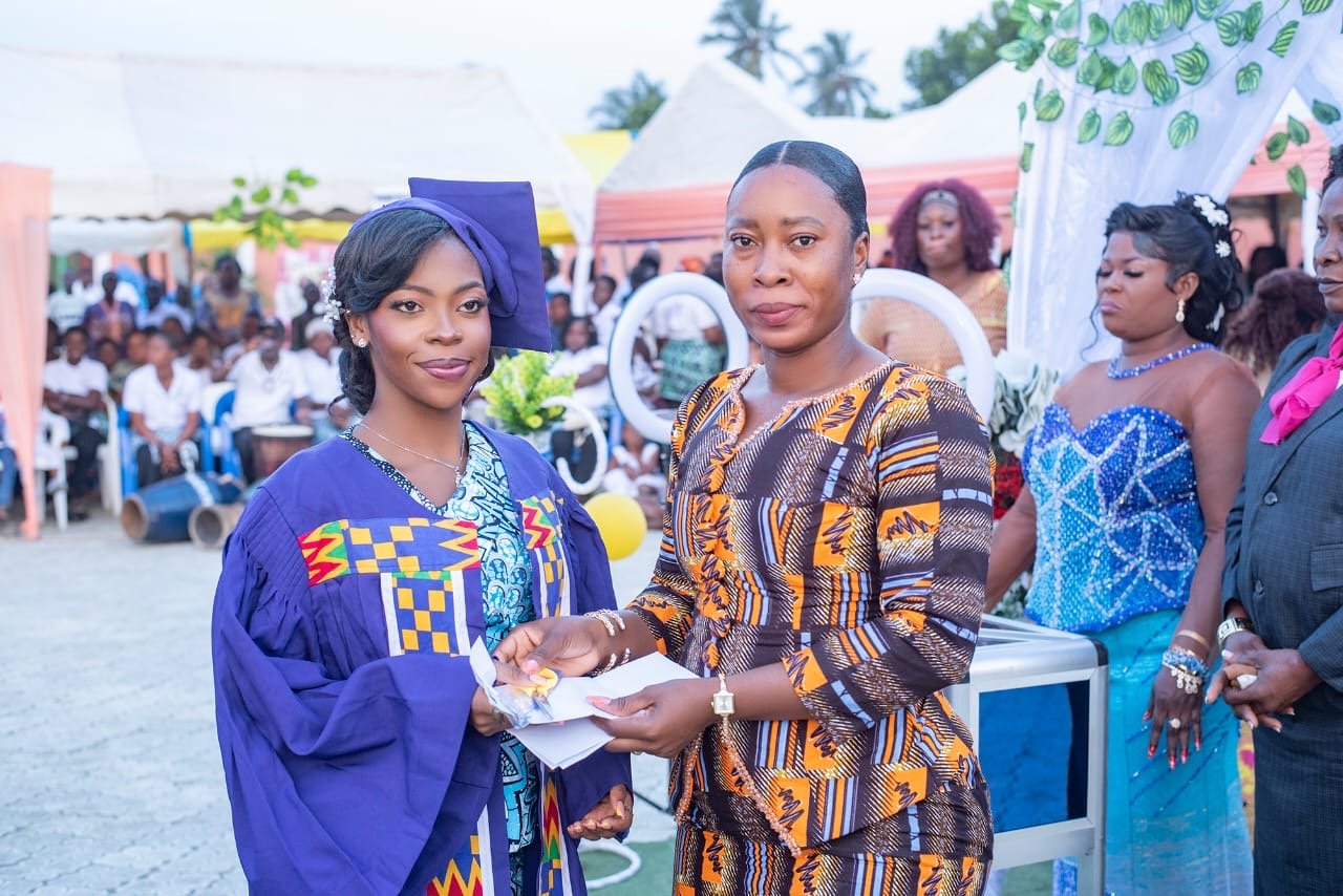 Xornam Favor Dei Champions Skills Development and Women Empowerment at Aflao Graduation Ceremony