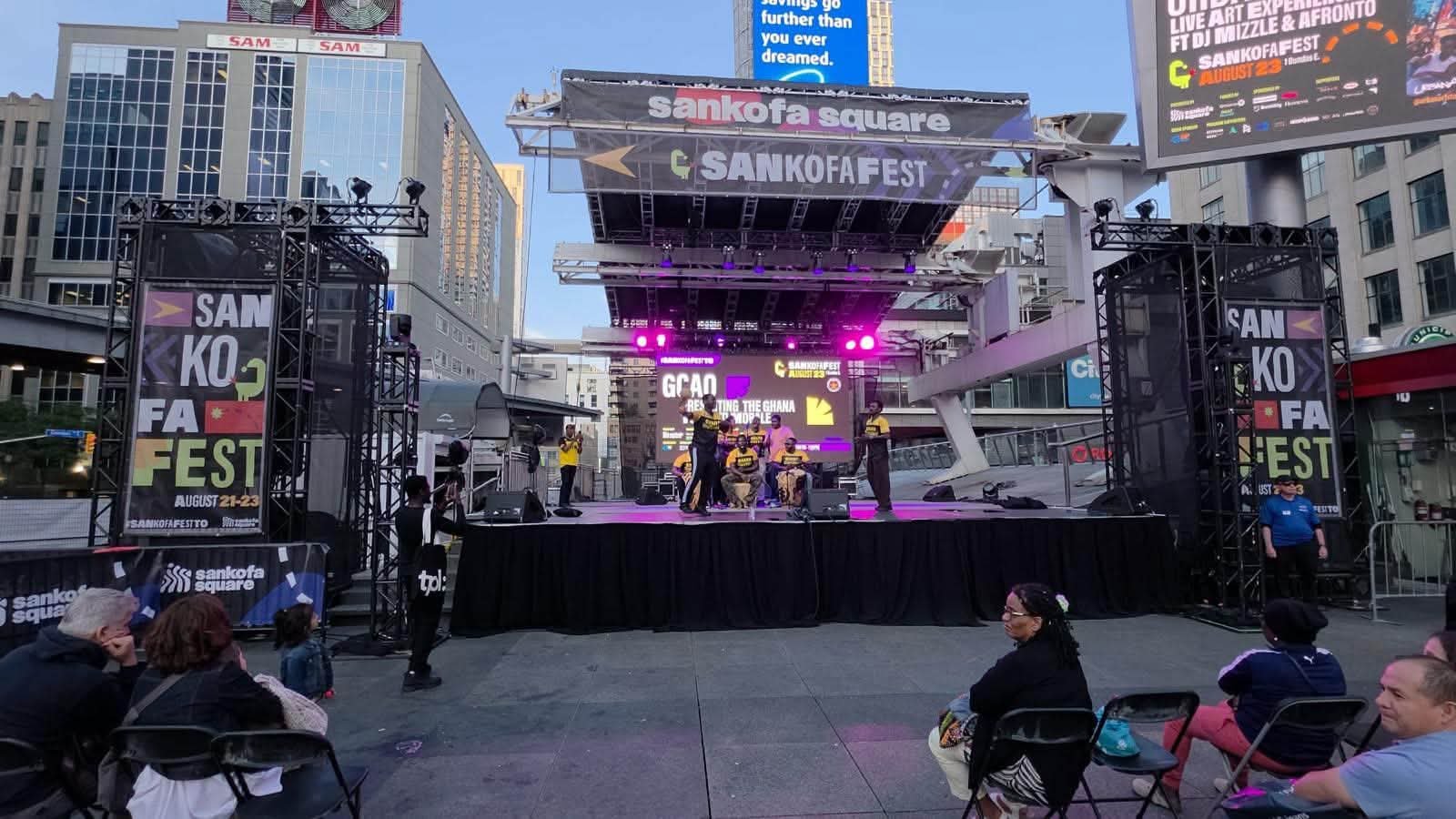 Ghana’s Deputy Foreign Affairs Minister Celebrates First Anniversary of Toronto’s Sankofa Square