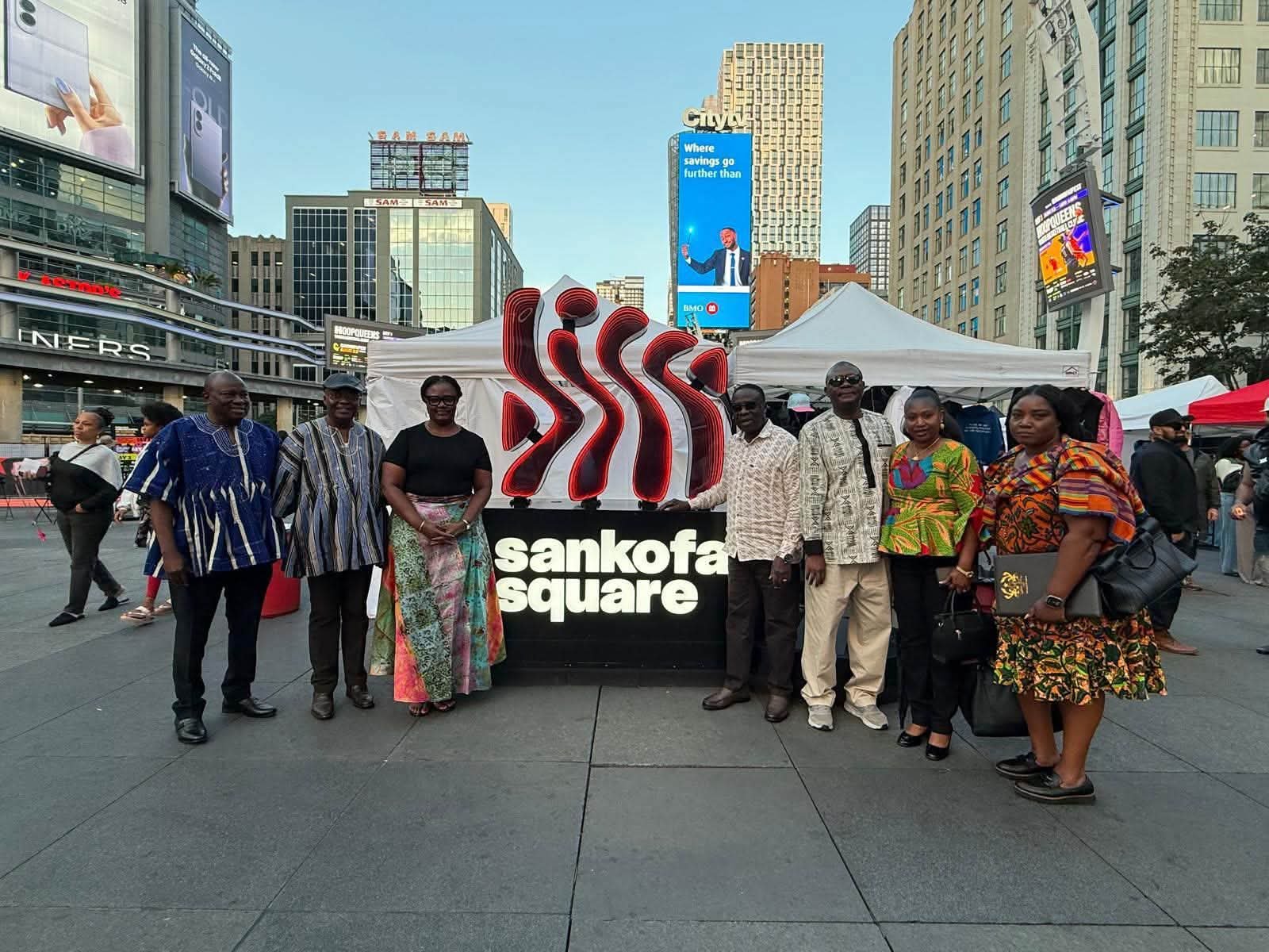 Ghana’s Deputy Foreign Affairs Minister Celebrates First Anniversary of Toronto’s Sankofa Square