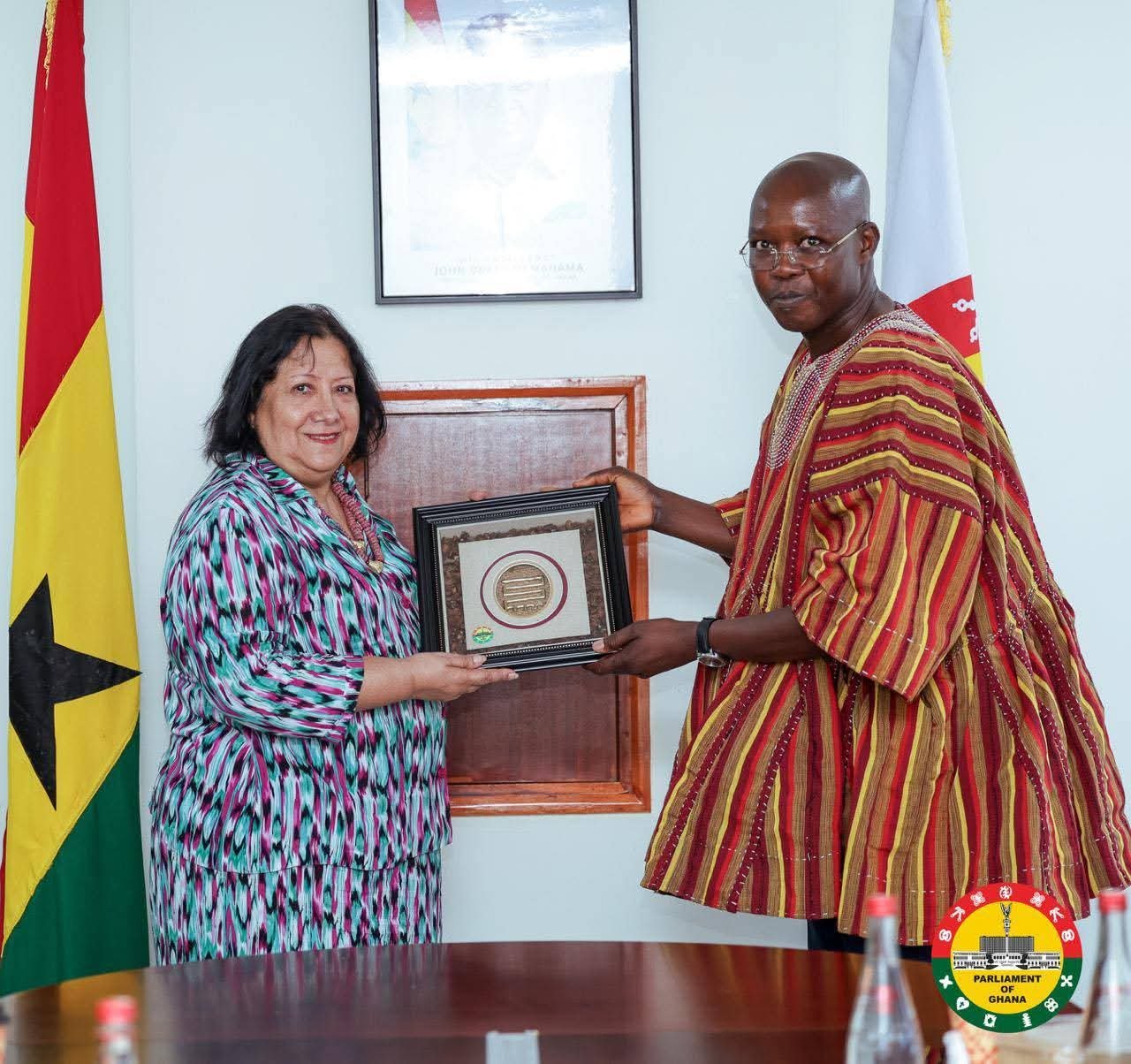 Hon. Bernard Ahiafor Receives the Ambassador of Peru to Ghana for Key Economic Cooperative Discussions