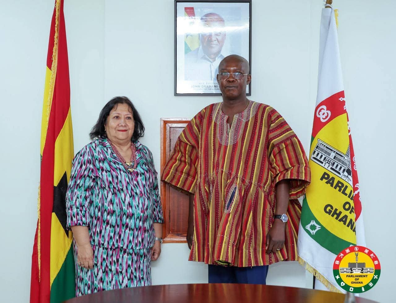 Hon. Bernard Ahiafor Receives the Ambassador of Peru to Ghana for Key Economic Cooperative Discussions
