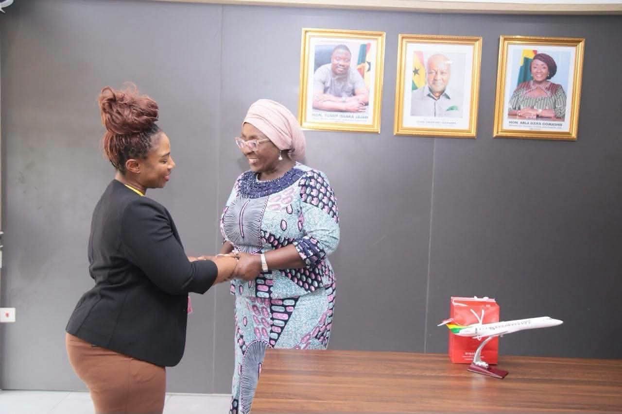 Tourism Minister Urges Africa World Airlines to Promote Ghana in the Skies