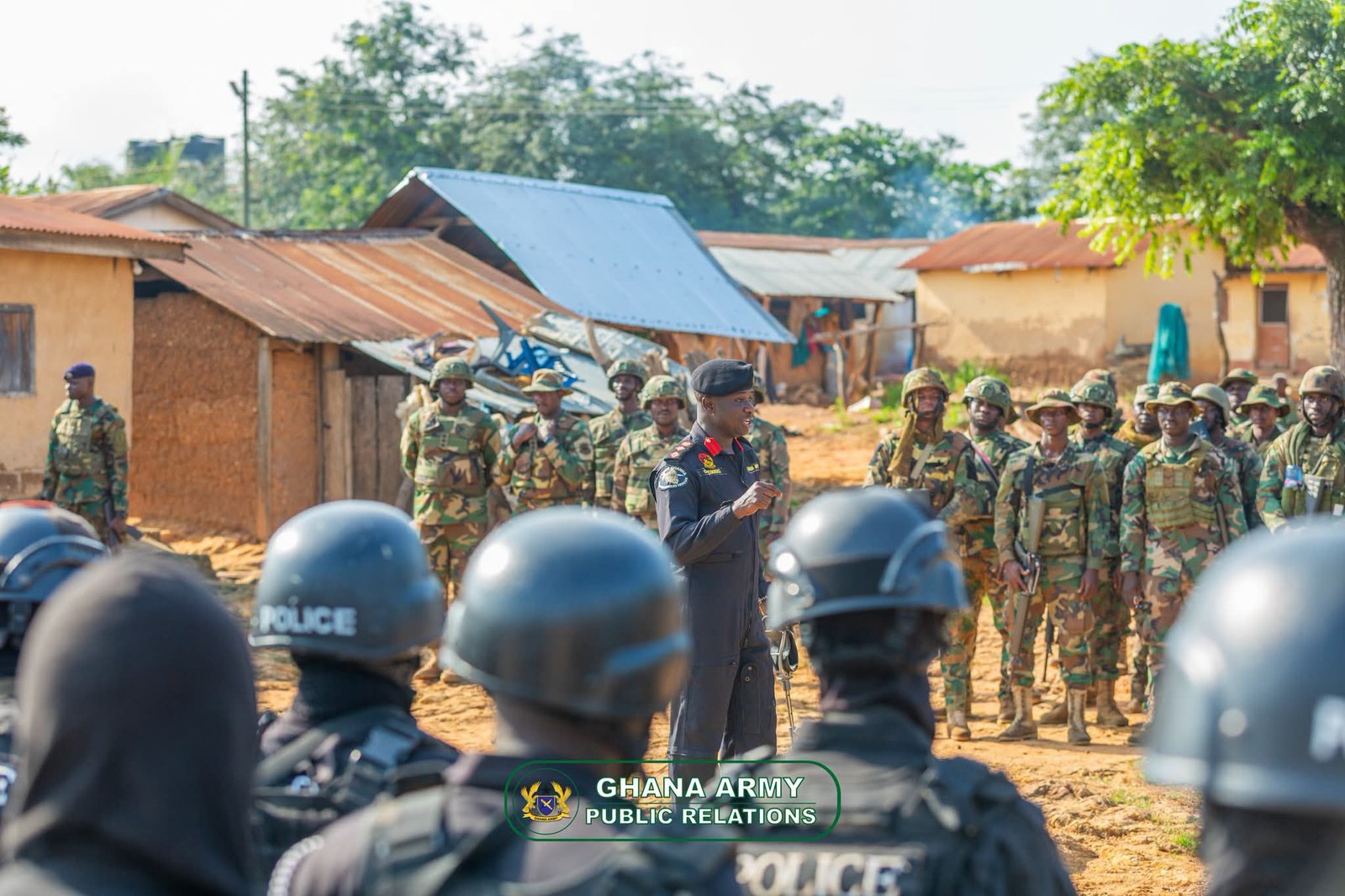 Joint Security Forces Arrest 11 and Seize Weapons in Oti Region Operation